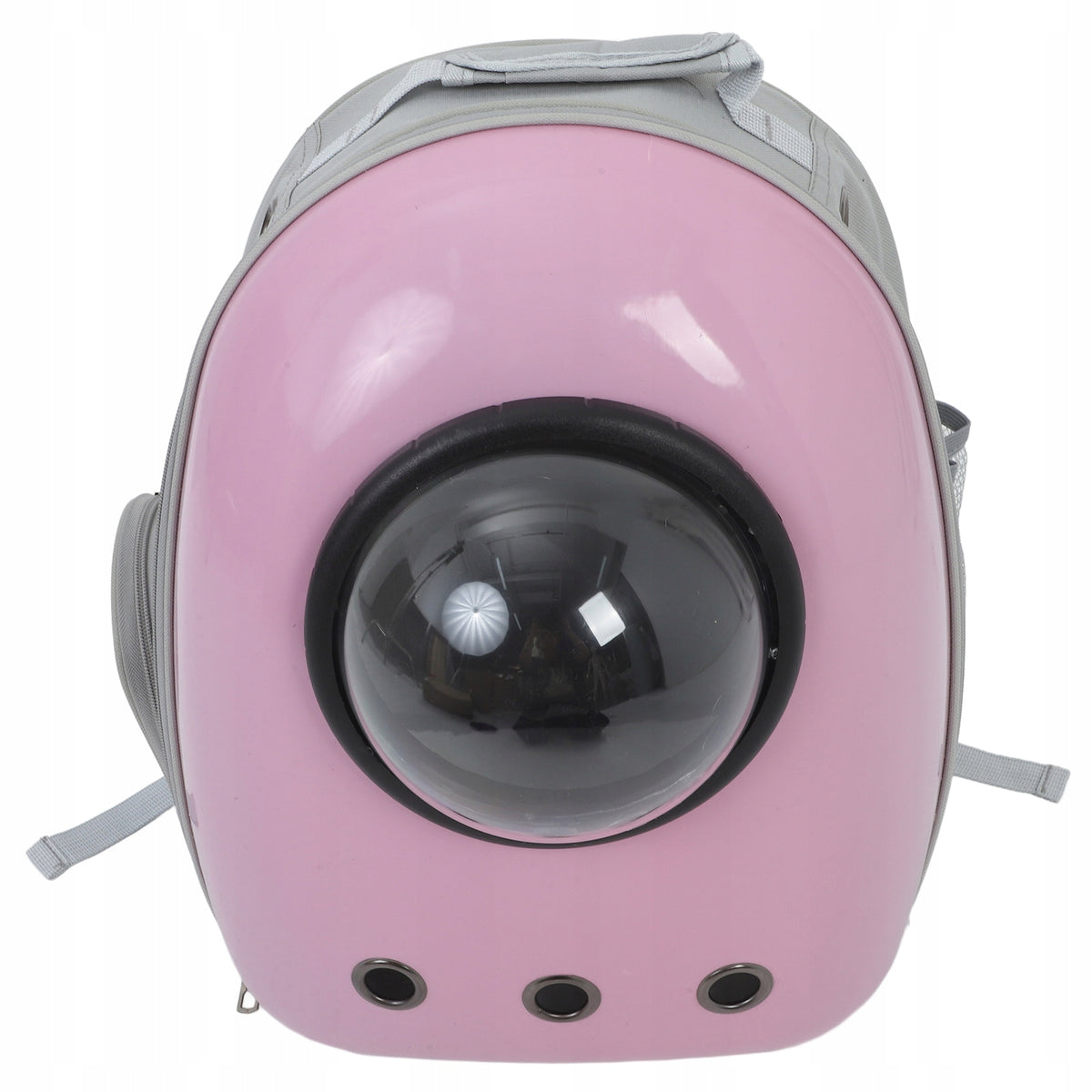 Breathable Pink Cat Carrier Backpack with Clear Viewing Window