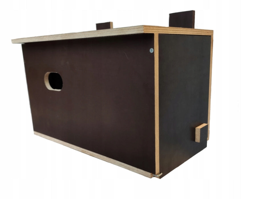 Breeding Box for Jerzyk BIRDS Wooden Solid House Waterproof Plywood Packaging status original