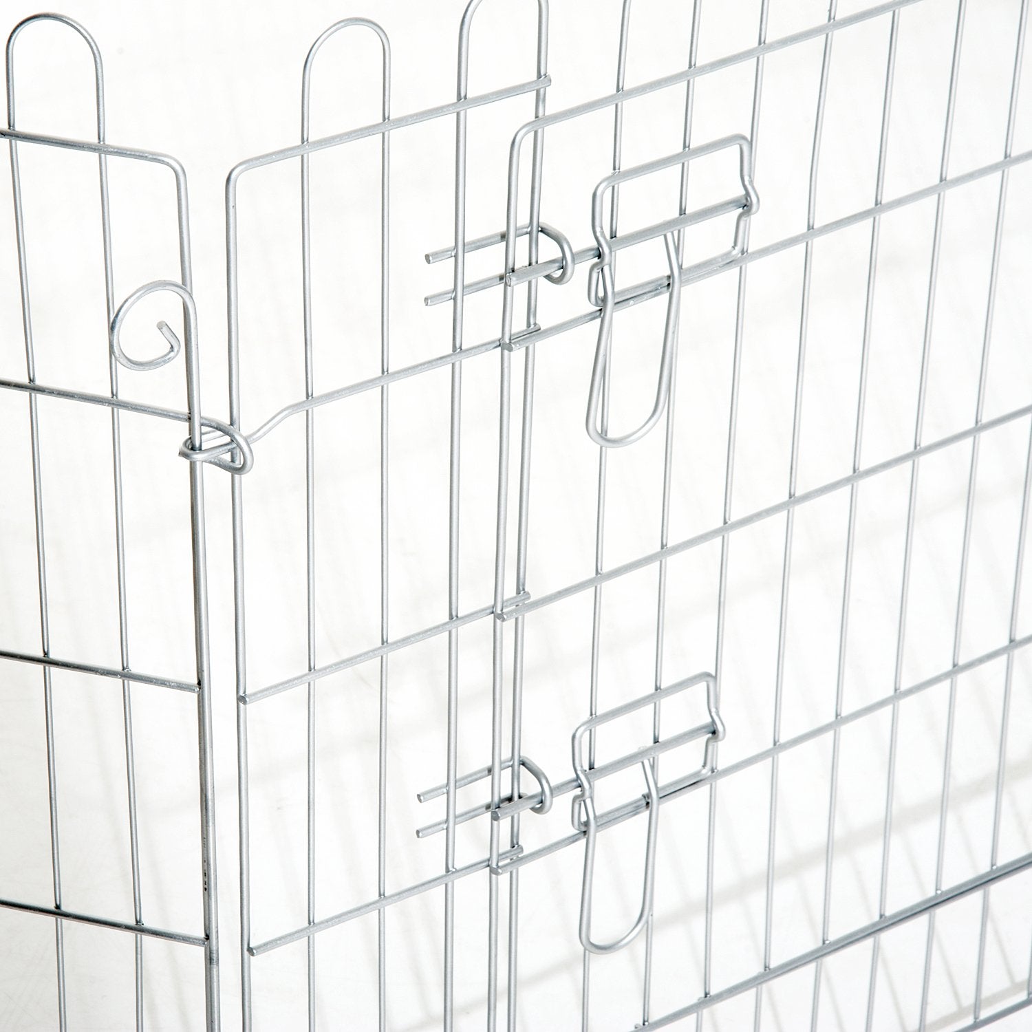 Breeding Playpen Metal Cage for Rabbit Dogs 63x76 cm PawHut Length 76 cm