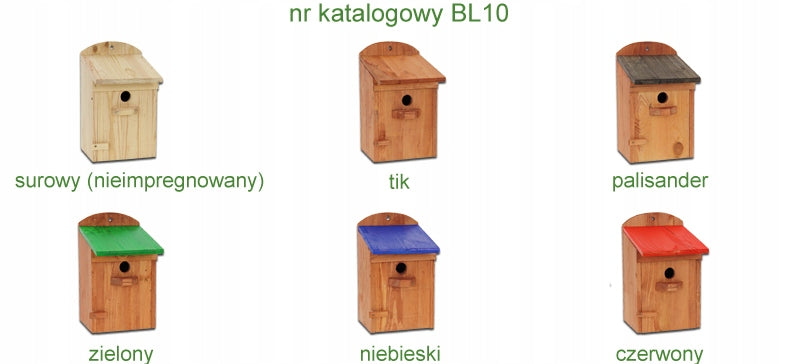 Breeding box for birds Feeder Houses nesting boxes Manufacturer code BL10_Mti