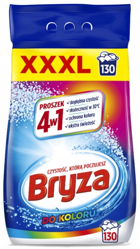 Breeze Fabric Color Washing Powder 4in1 Color 8,45kg 130 Washes