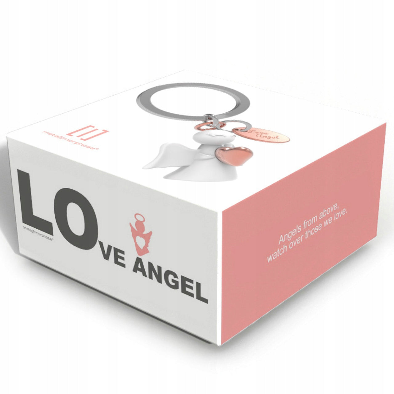 Schlüsselanhänger Schutzengel Love Angel, weiß 