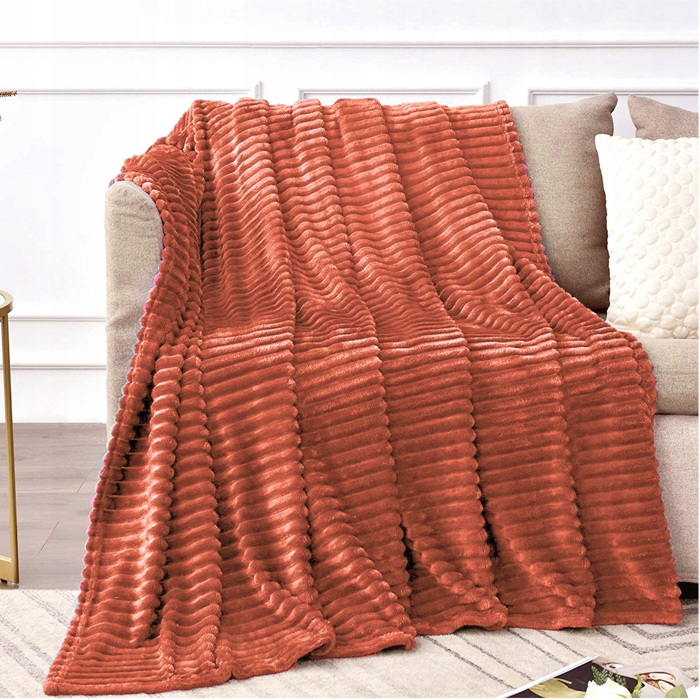 Brick Belt Blanket Soft Warm Modern Decorative 160x200 Packaging status original