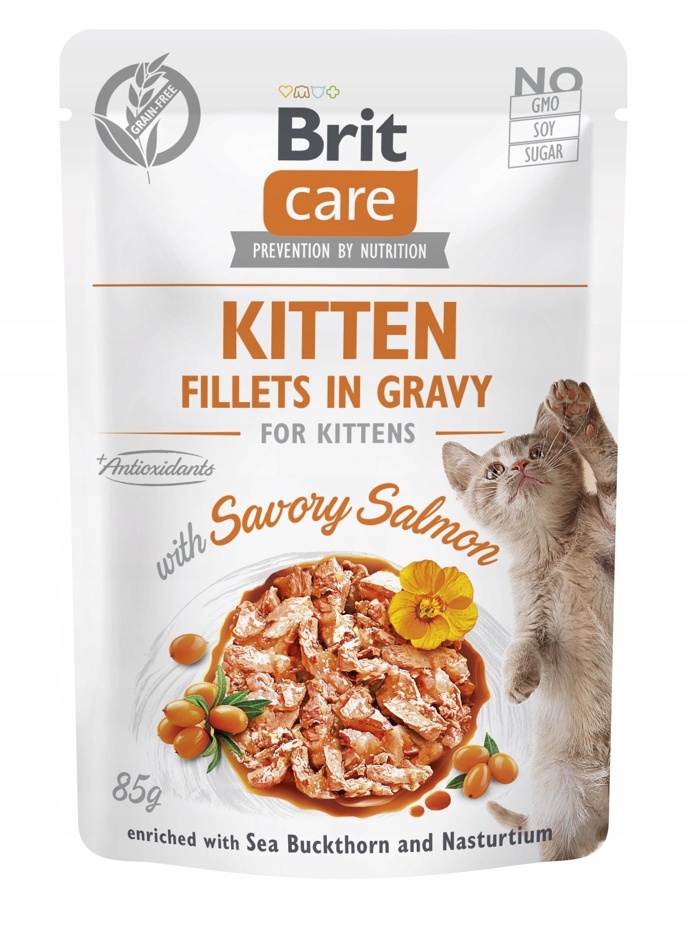 Brit Care Cat Gravy Wet Cat Food Salmon 85 g