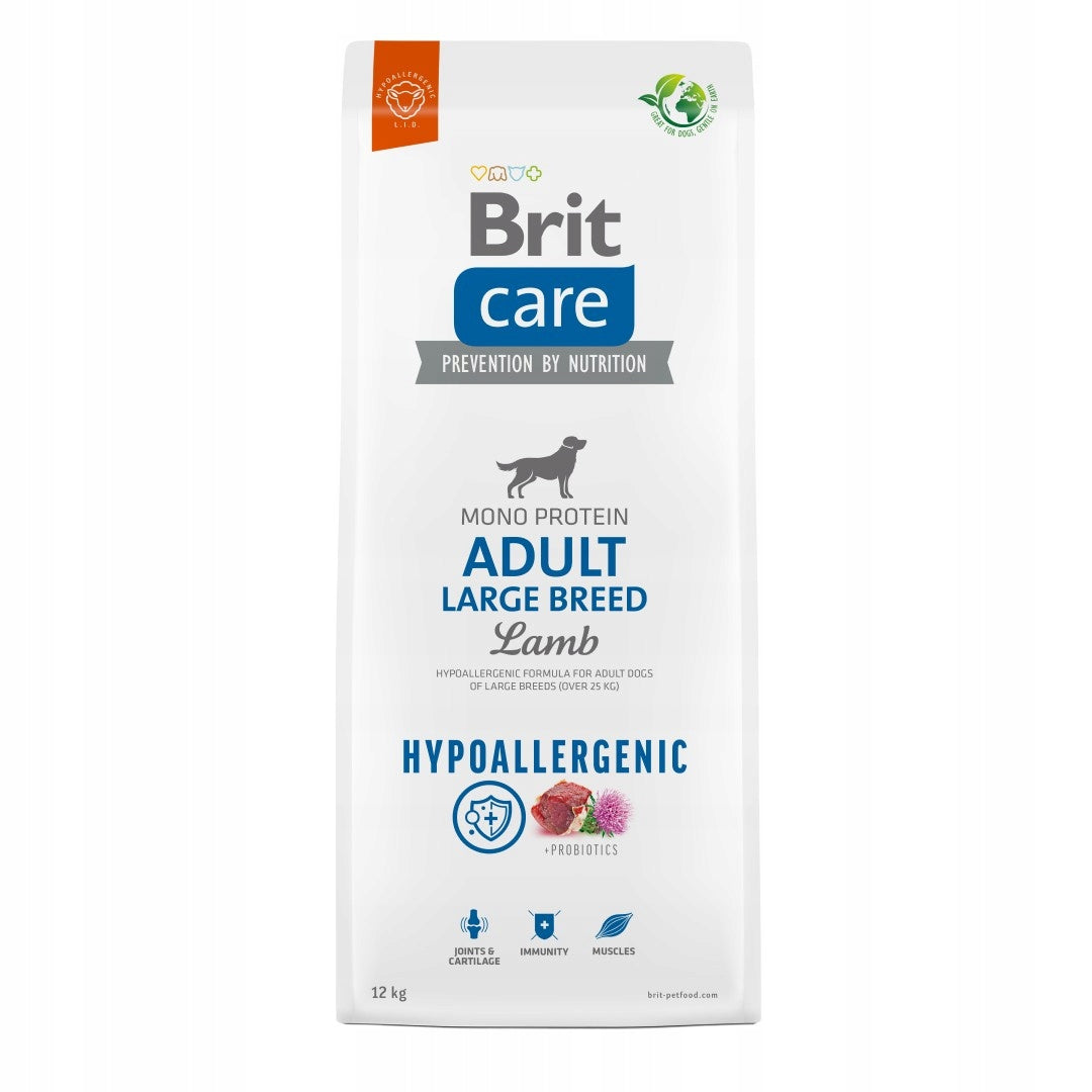 Brit Care Dog Hypoallergenic Adult Lamb 12kg Dog Food with Lamb