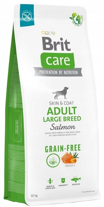 Brit Care Grain-Free Adult Large Breed Salmon 12kg