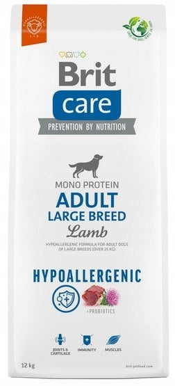 Brit Care Hypoallergenic Adult Large Lamb 12kg Packaging status original