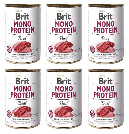 Brit Mono Protein Beef 6 x 400g