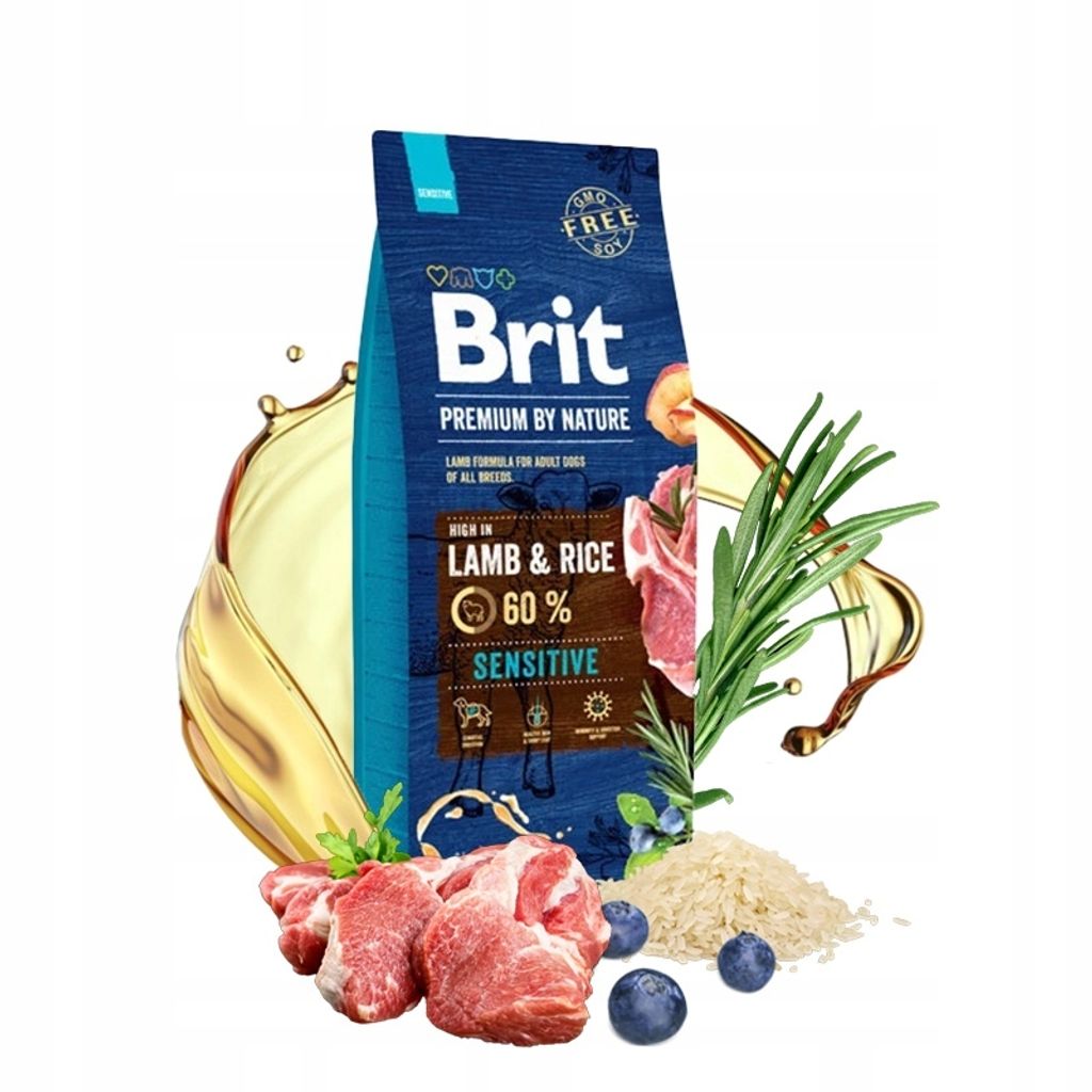Brit Premium By Nature Sensitive, lamb 15kg