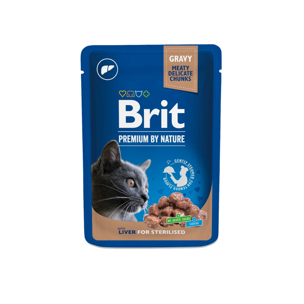 Brit Premium Cat Sterilised Liver 100g