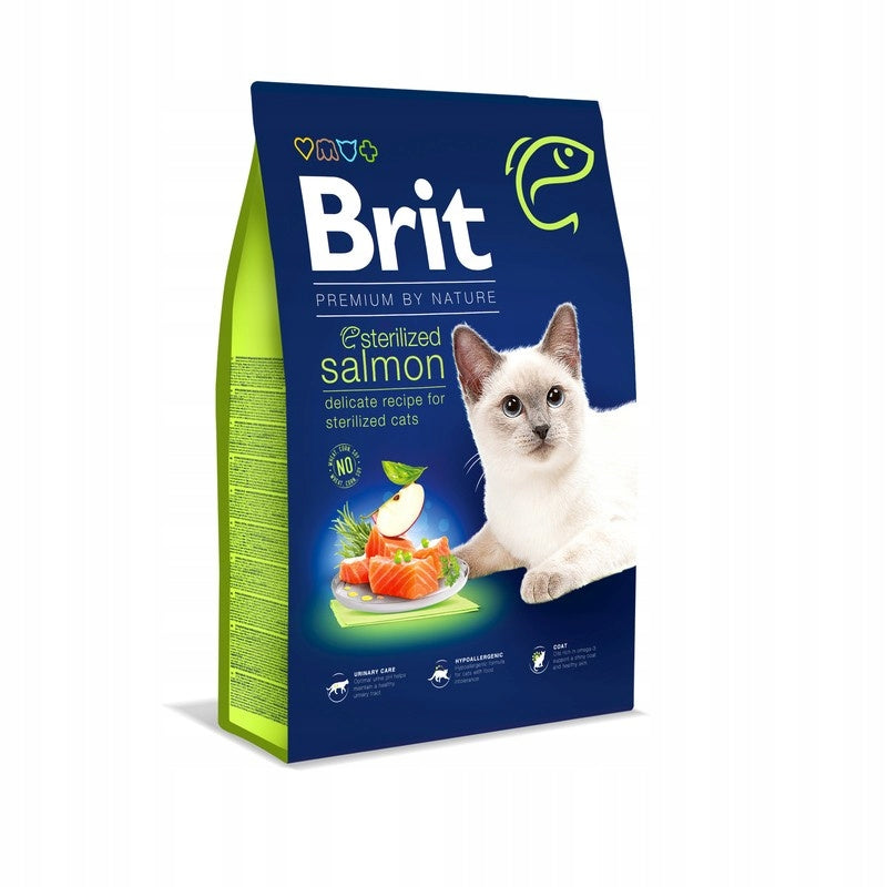Brit Premium Cat Sterilized Salmon 1.5kg