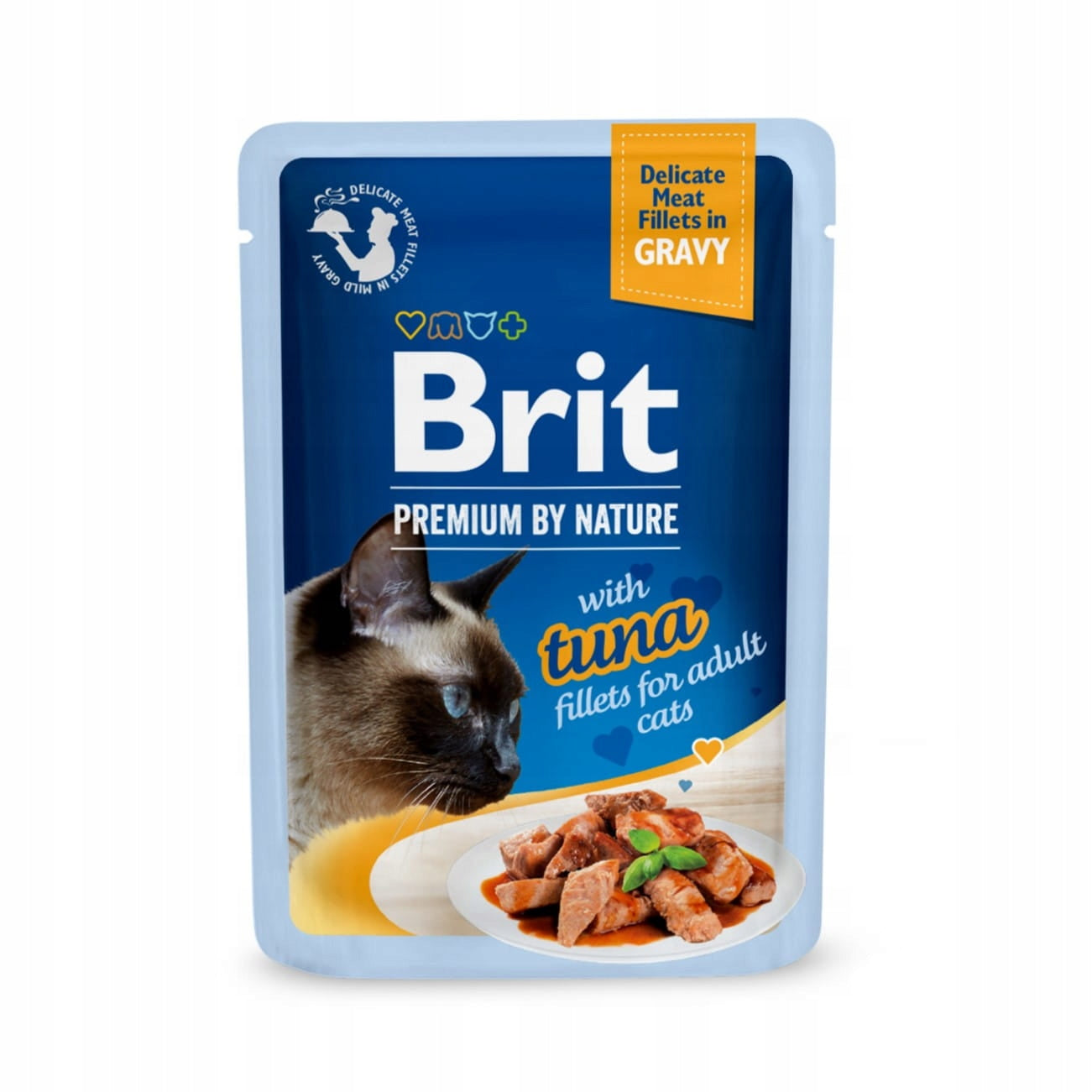 Brit Premium Cat Tuna fillets in gravy 85g tuna