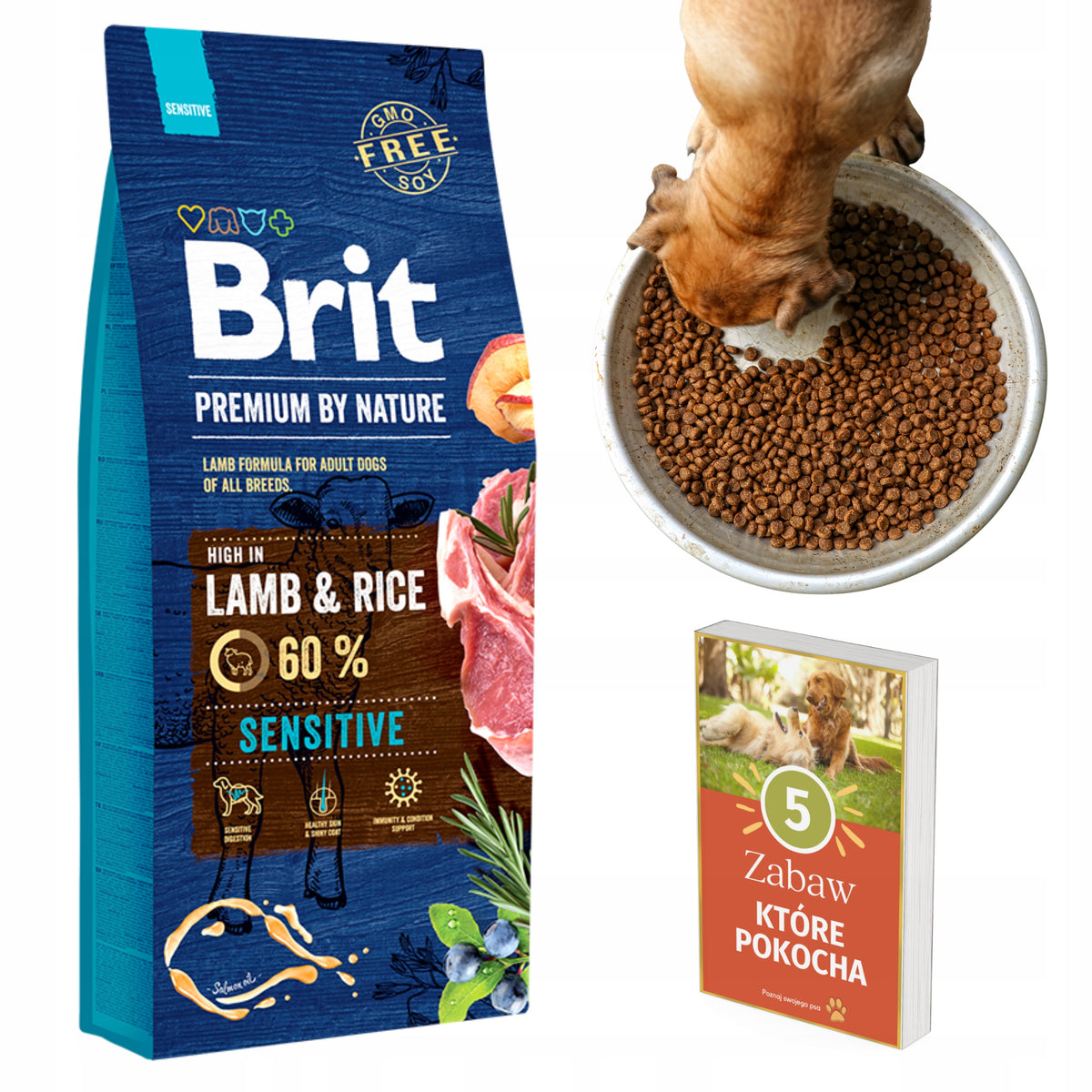 Brit Premium Sensitive Lamb 15kg Dog Food Lamb with Rice Manufacturer code 5901421240165
