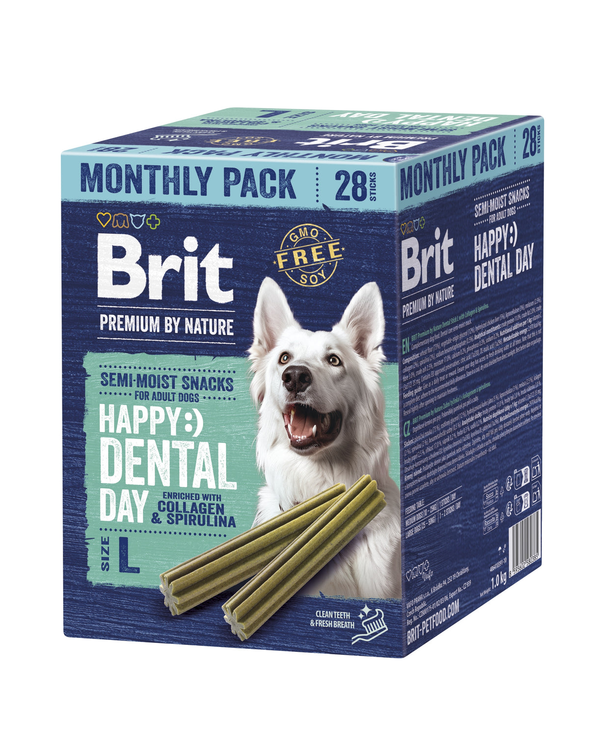 Brit Premium by Nature Dog Dental Snacks L, 28pcs