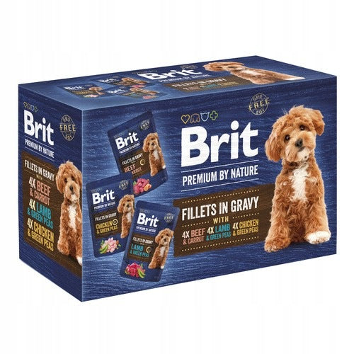 Brit Premium by Nature Dog Fillets in Gravy Multipack, Wet Food Set