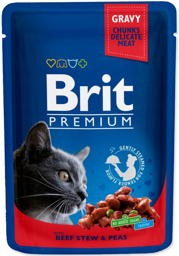 Brit Premium with beef and peas 100g