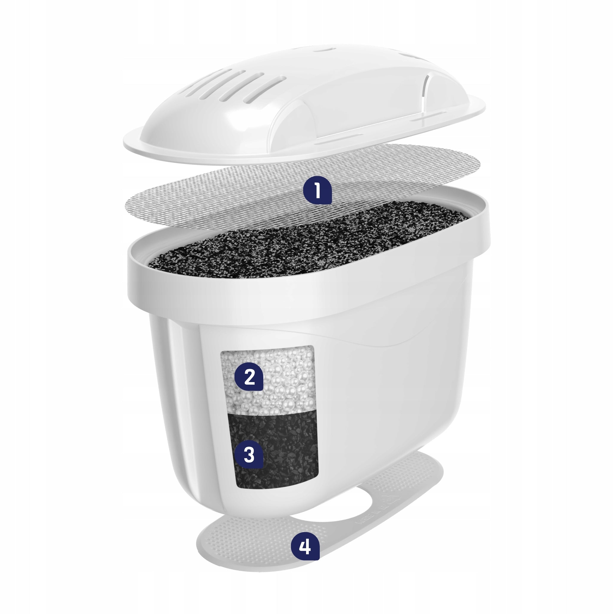 Brita Dafi Water Filter Replacement - AquaFloow Cartridges 10 Pieces Manufacturer code 8X_AF01_+_2X_AF01-MG