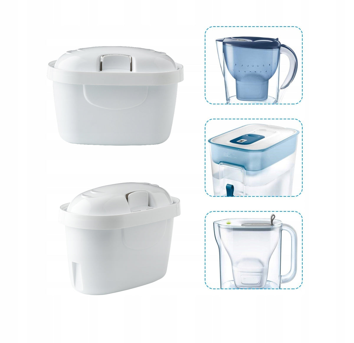 Brita Pitcher Filters Replacement Aqualogis Pure+ 3 Pieces Included Manufacturer code 5055906082204