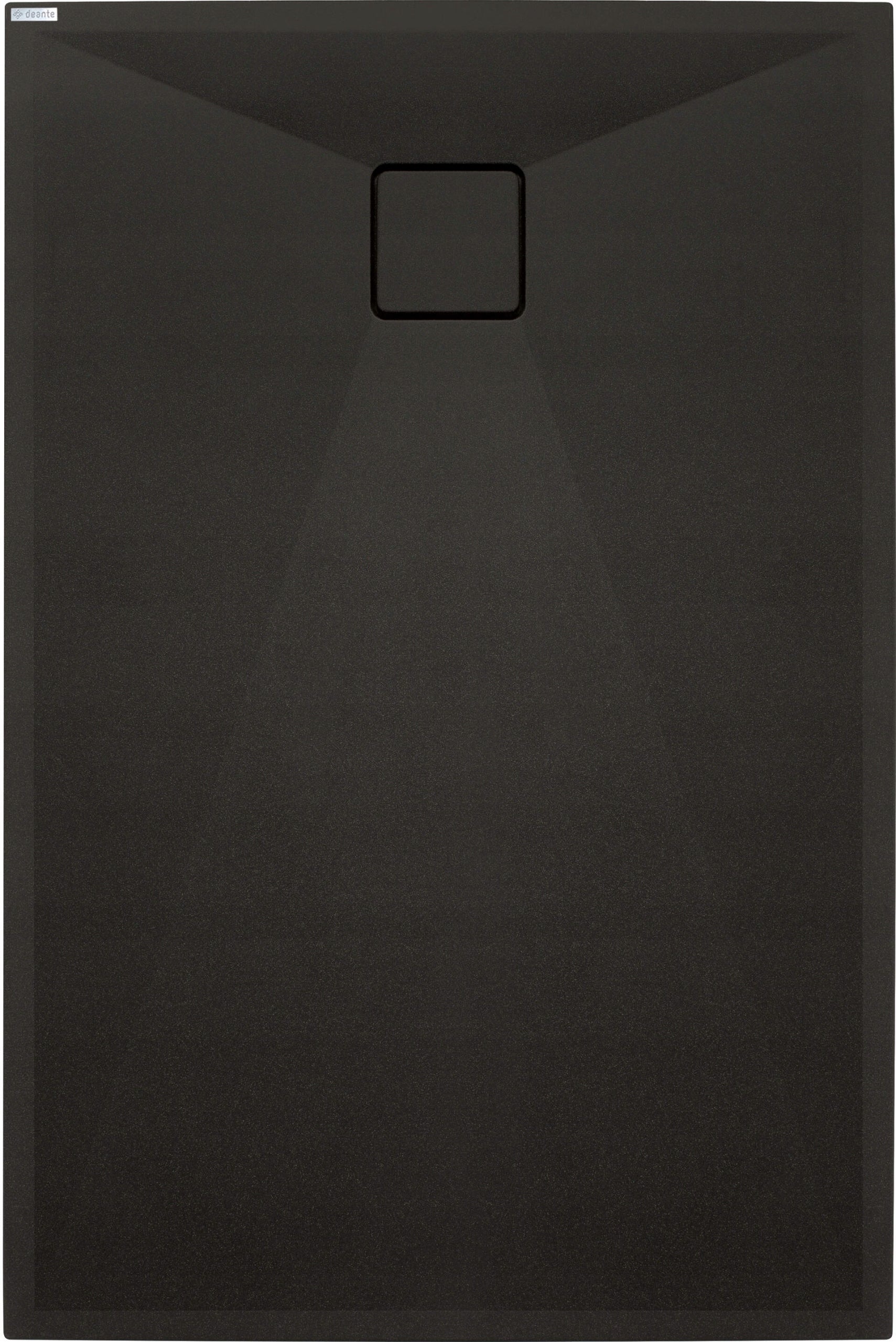 Deante Granitduschwanne Correo nero, 100x80 cm 