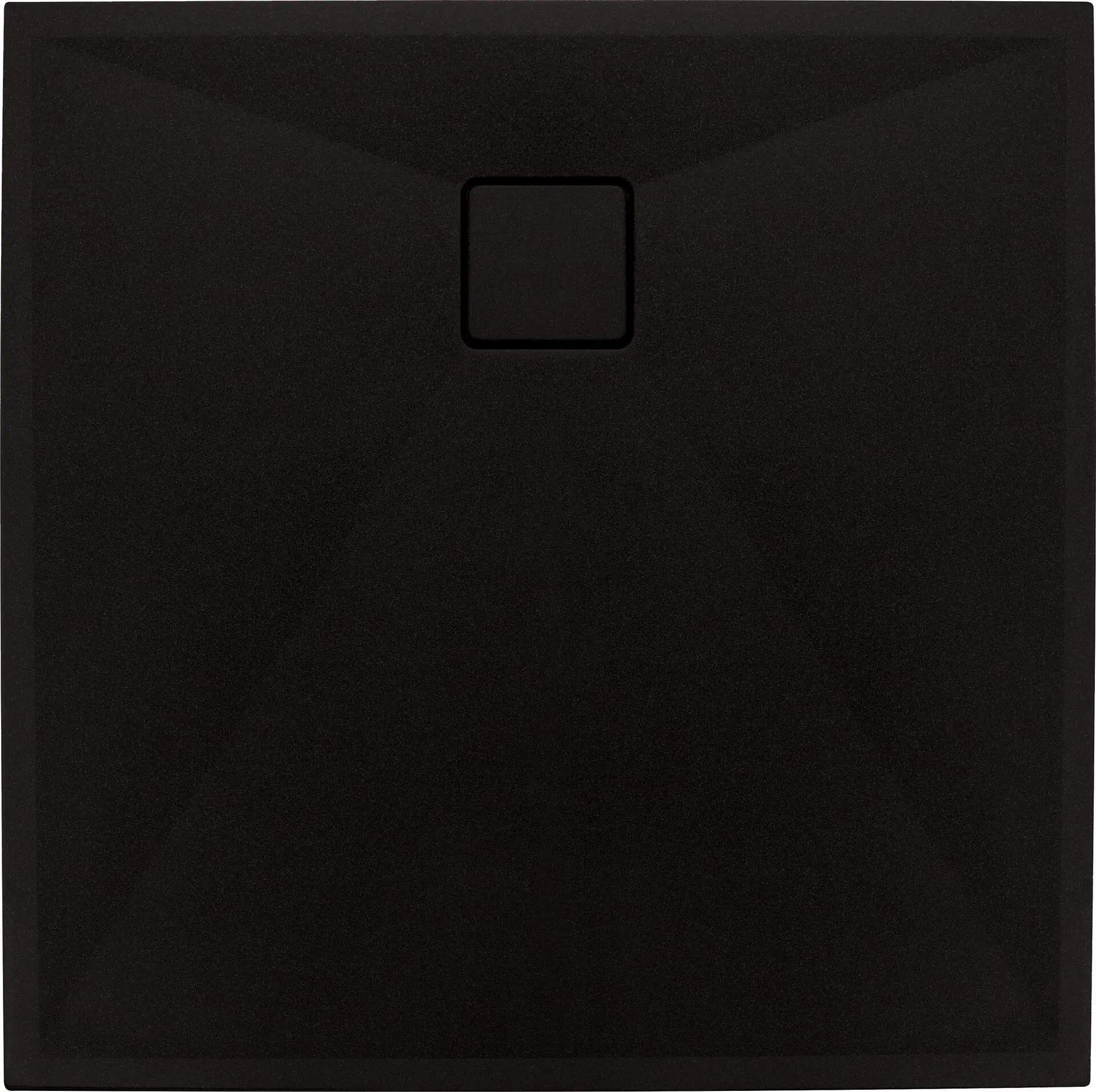 Deante Granitduschwanne Correo nero, 90x90 cm 