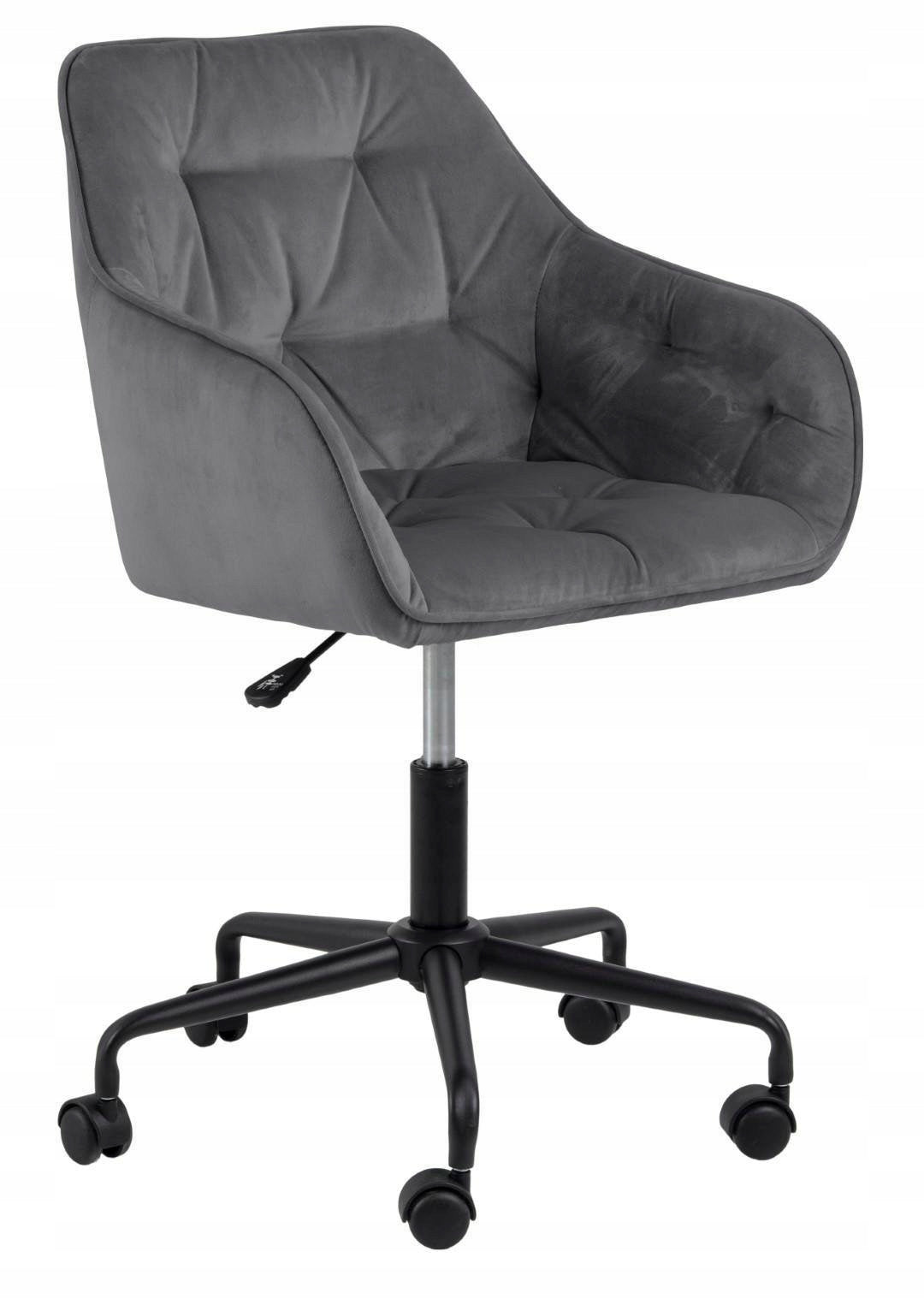 Brooke OFFICE CHAIR grey light swivel WELWET