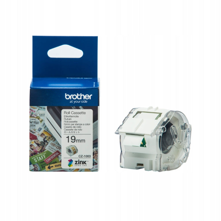 Brother CZ1003 continuous colour tape 19mm 5m VC500 CZ-1003