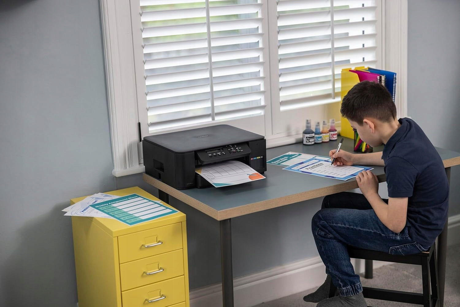 Brother DCP-T580DW 3-in-1 Inkjet Printer with WiFi, Duplex Printing, and InkBenefit Plus System Manufacturer code B0F8W7QFYD