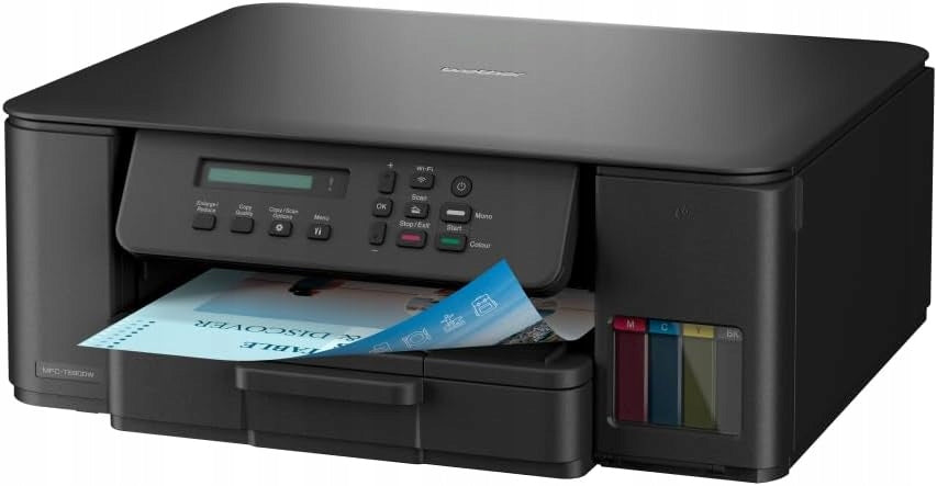 Brother DCP-T580DW 3-in-1 Inkjet Printer with WiFi, Duplex Printing, and InkBenefit Plus System