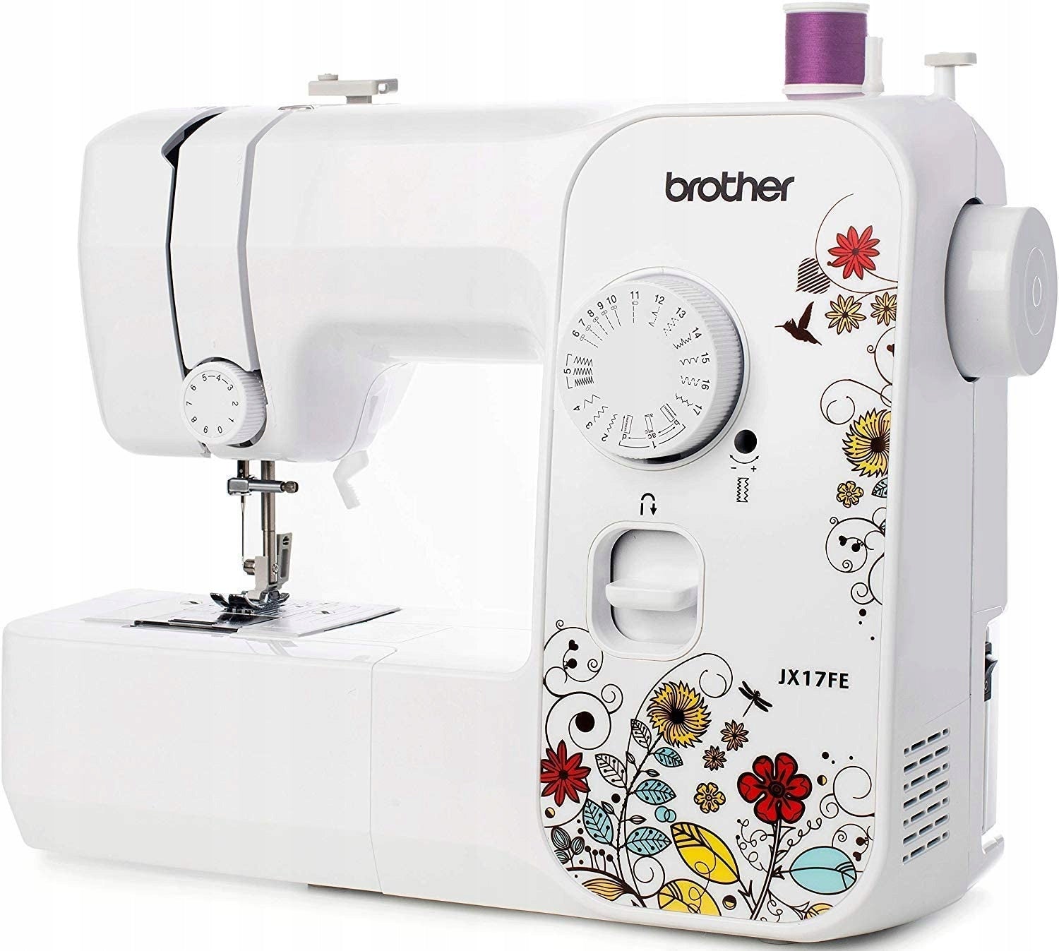 Brother JX17FE Sewing Machine 17 Stitches For Light And Thick Fabrics Strong