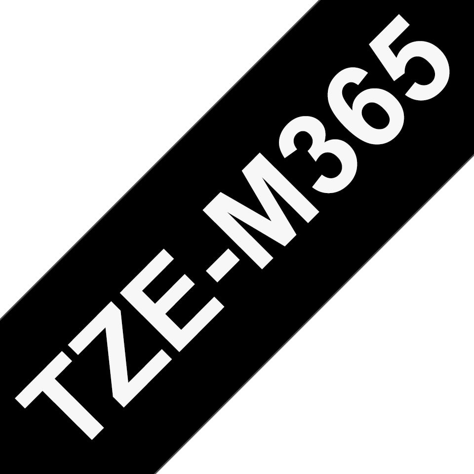 Brother TZEM365 36mm bílá na černé Manufacturer code TZEM365
