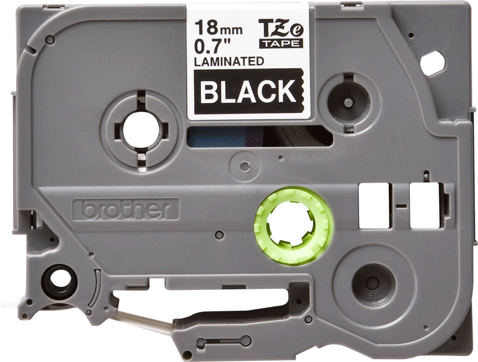 Brother TZe-345 18mm 8m black white print Packaging status original