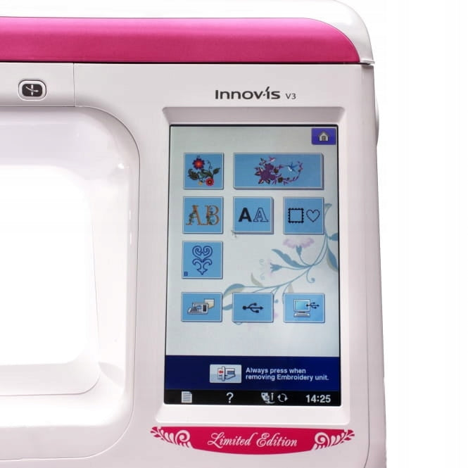 Brother V3 LE 1-needle household embroidery machine Dominant color white