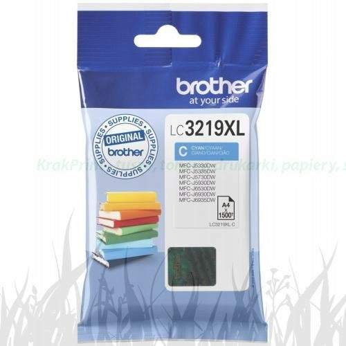 Brother ink for MFCJ6935DW 1500 p. LC3219XLC Cyan