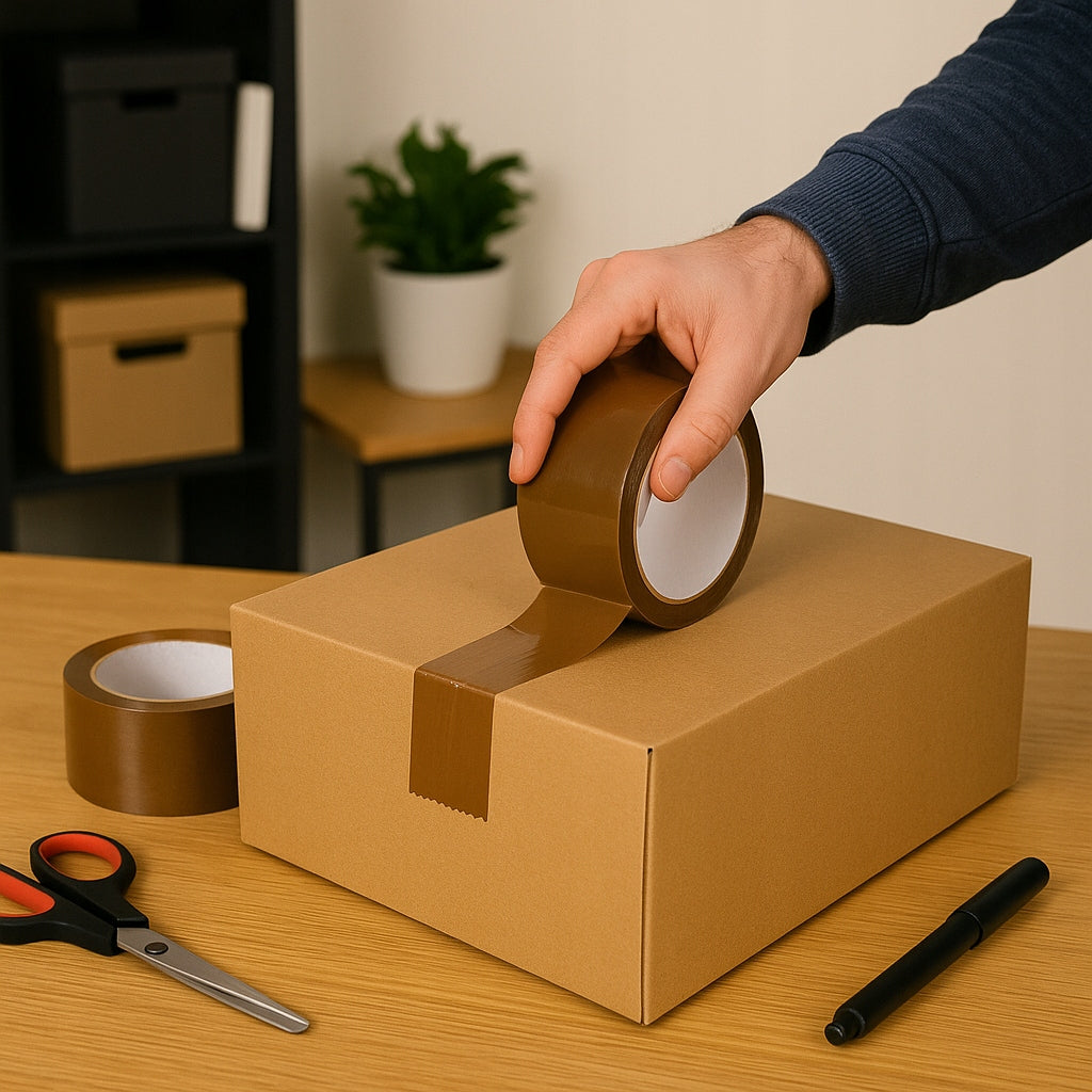 Brown 48x50 Adhesive Packing Tape Width 48 mm