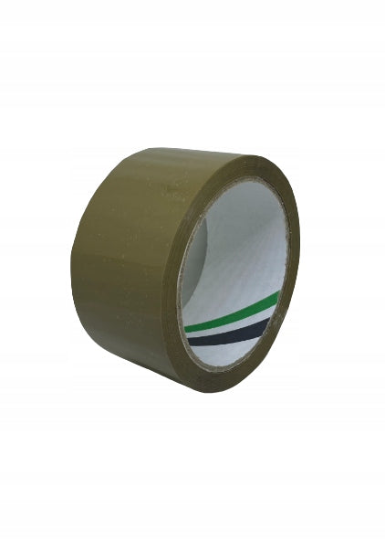 Brown Adhesive Tape SOLVENT 48mm x60y 54m (6pcs) !STRONG ADHESIVE!
