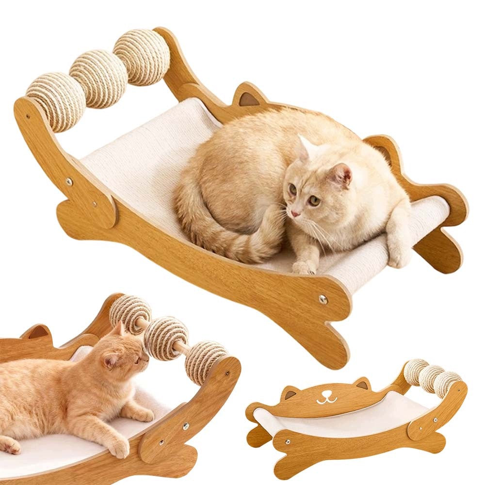 Brown Cardboard Scratcher for Cat Cardboard Anti-Stress Board Mat