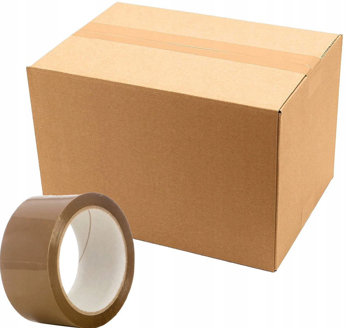Brown Rubber Adhesive Packing Tape 48/60 36pcs