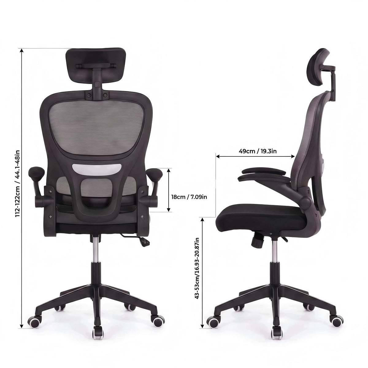 Brstheco Fotele Obrotowe Fotele Gamingowe Ergonomiczne Krzesło Biurowe Packaging status original
