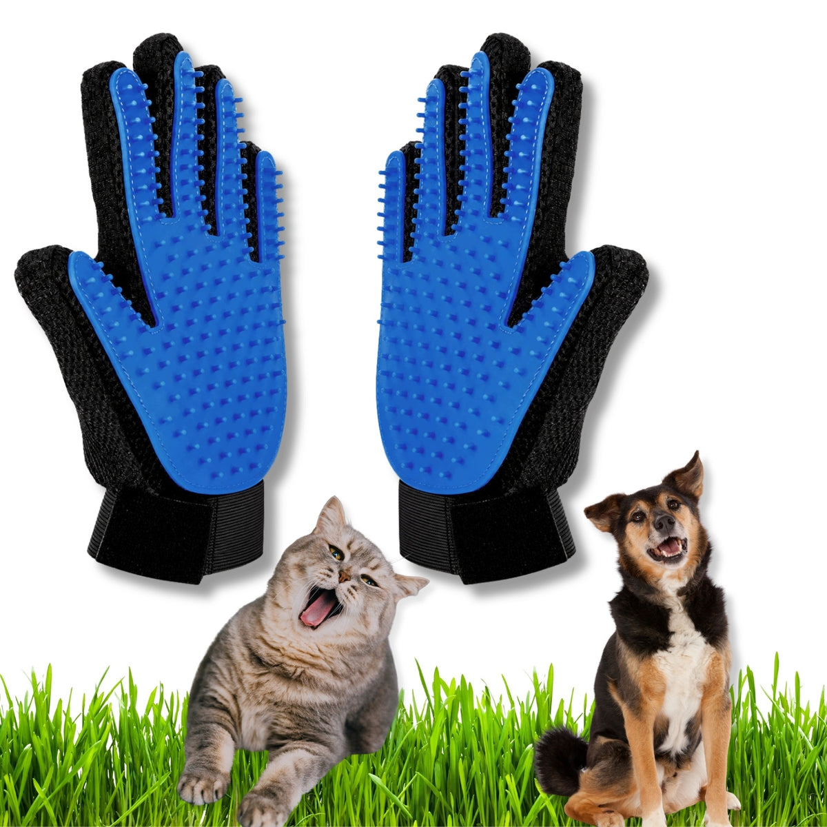 Brush Comb Glove FOR COMBING CAT DOG HAIR SAFE COMFORTABLE