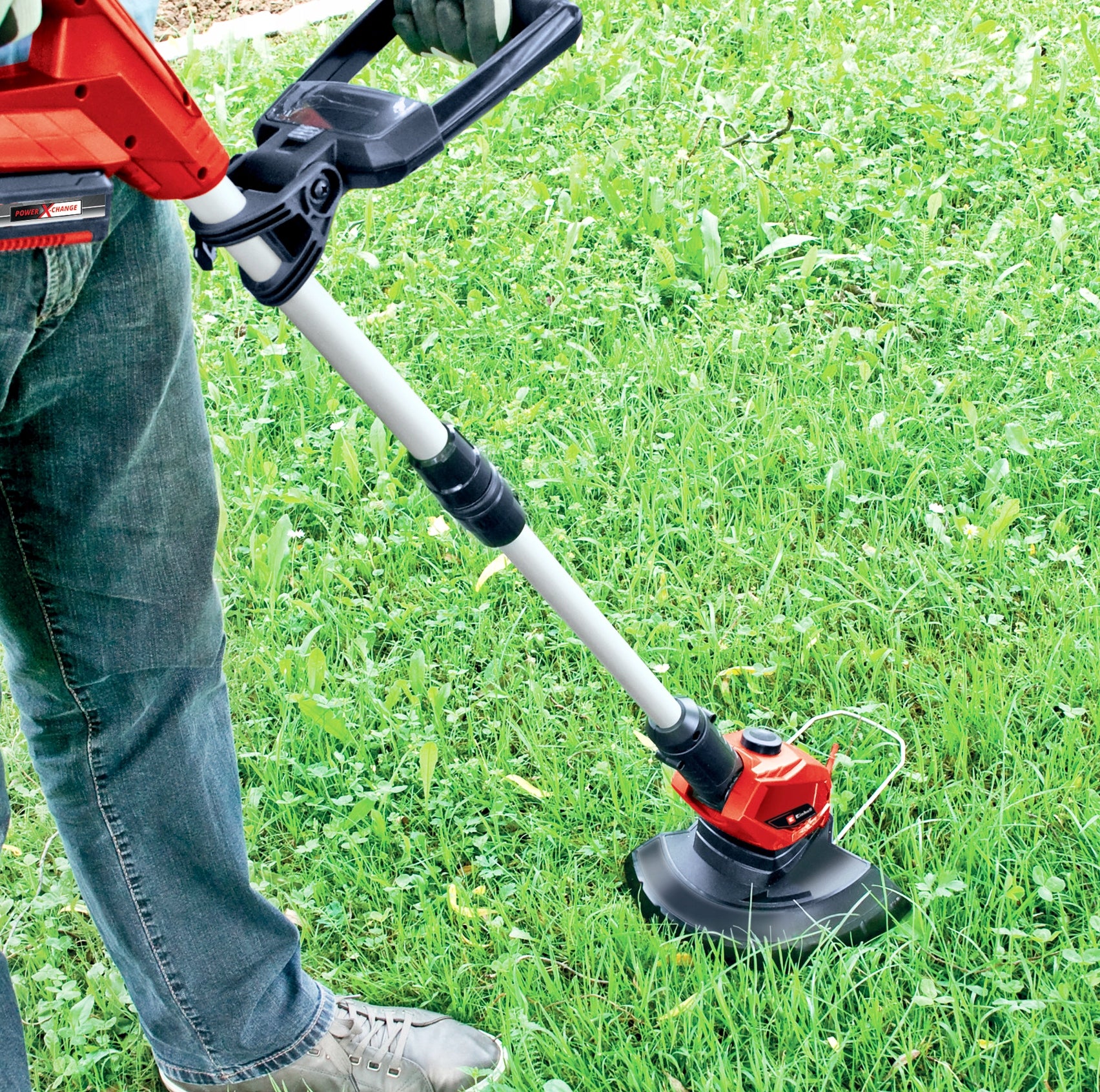Brush Cutter Cordless Brush Cutter with Rechargeable Battery and 18v Knife Charger Brand Einhell