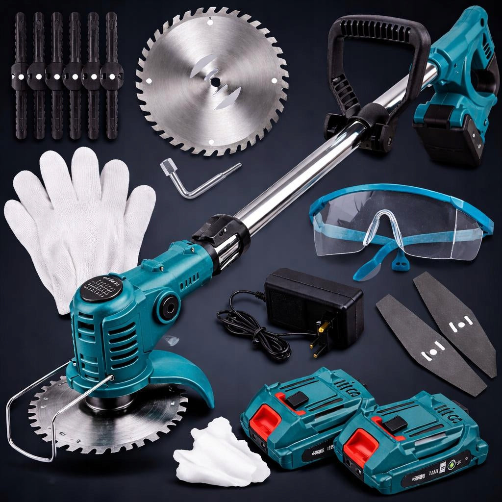 Brush Cutter Cordless Scythe Electric Lawn Mower 2AKU 48V SET Power supply rechargeable battery