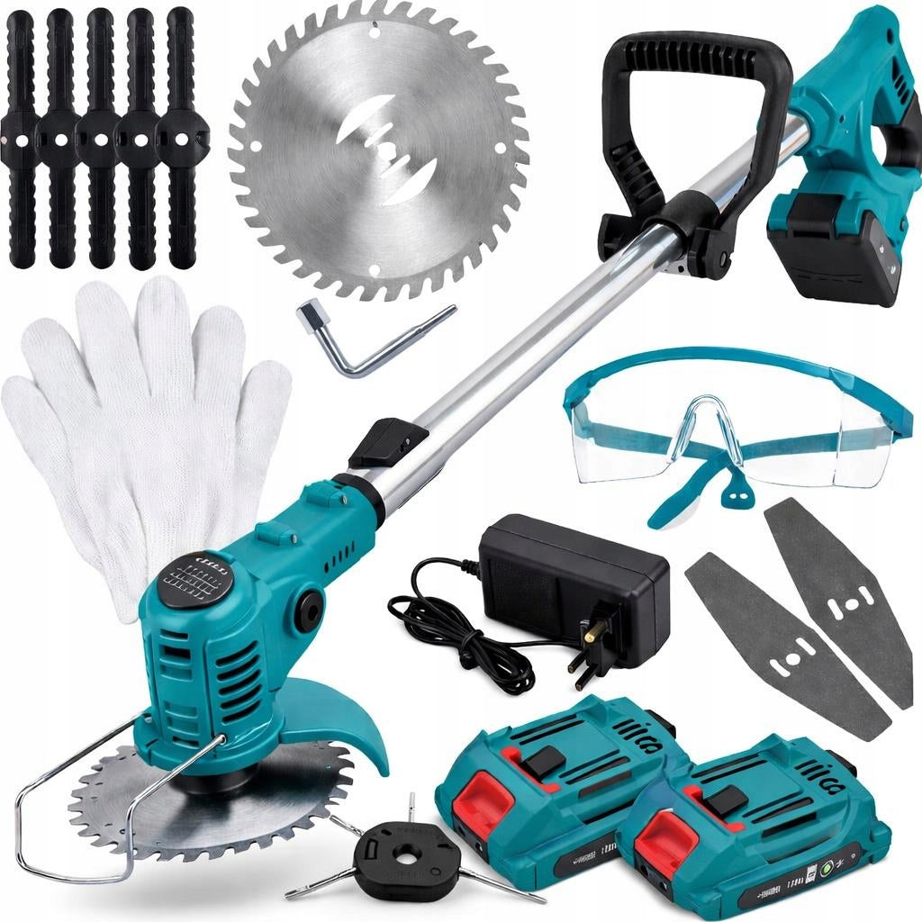 Brush Cutter Cordless Scythe Electric Lawn Mower 2AKU 48V SET