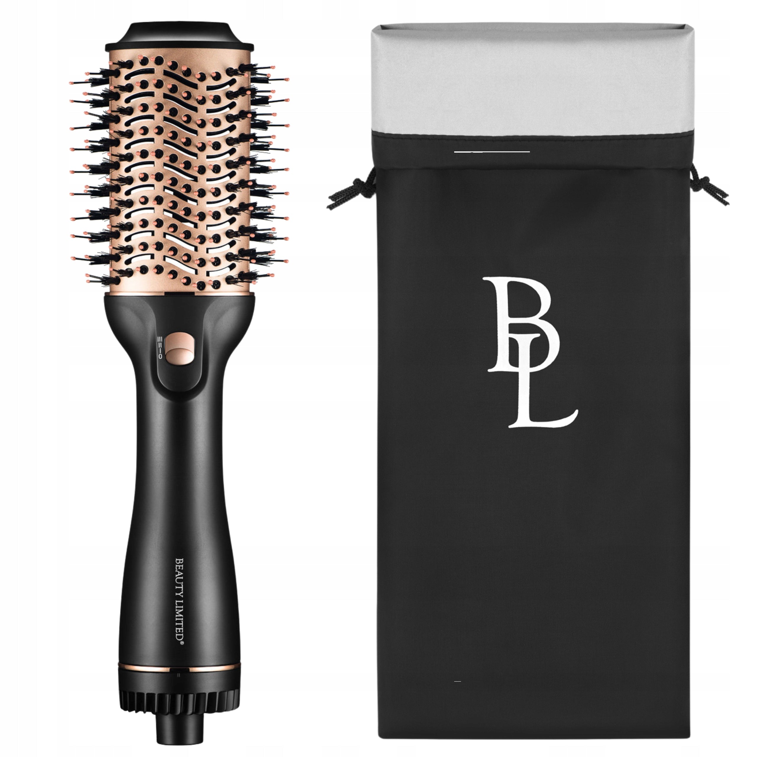 Brush Hair Dryer Black 3 Modes TOURMALINE IONIZATION 1200W