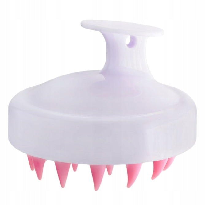 Brush Scalp Scrub Massager Hair White & Pink Brand no brand