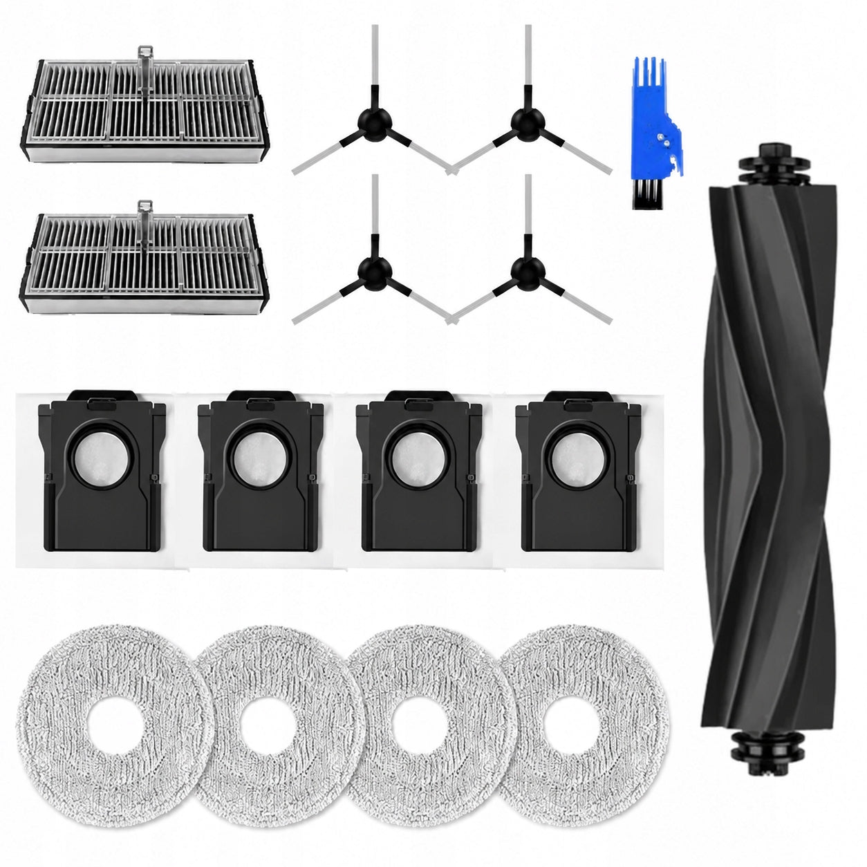 Brush Set Cloth Filters for Dreame L10s Ultra Gen 2 Ultra Heat