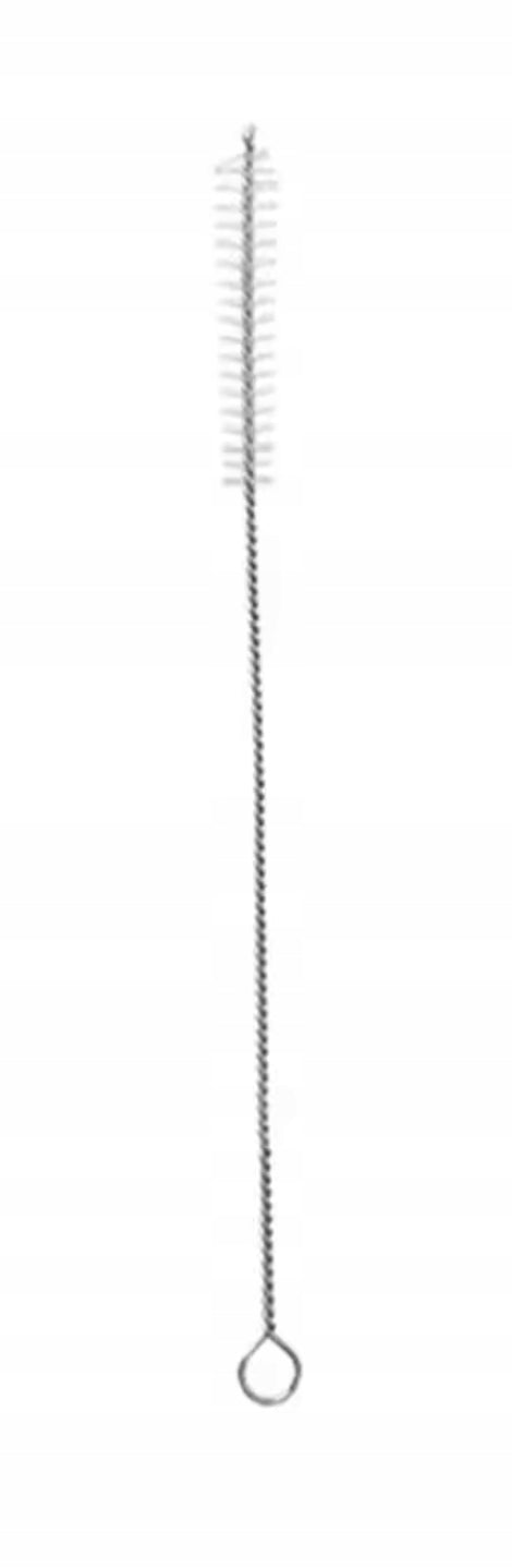 Brush for cleaning tubes of express straws 17,5 cm white