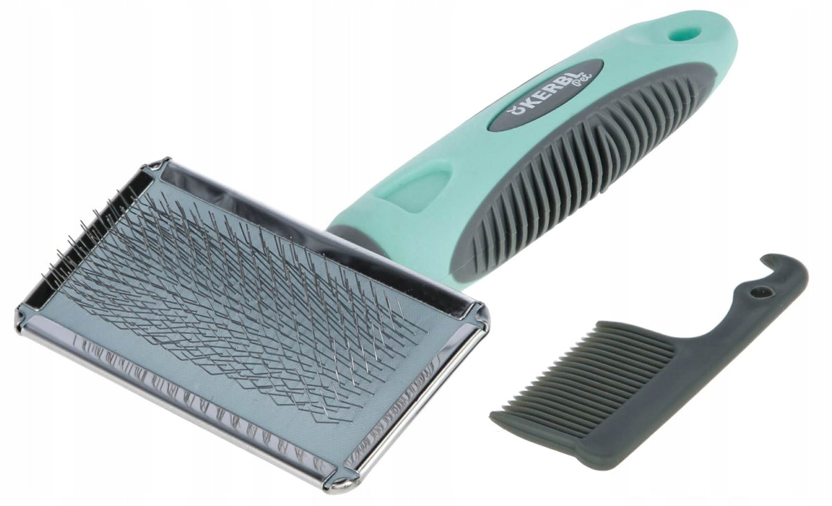 Brush with soft delicate teeth with comb included for dogs,