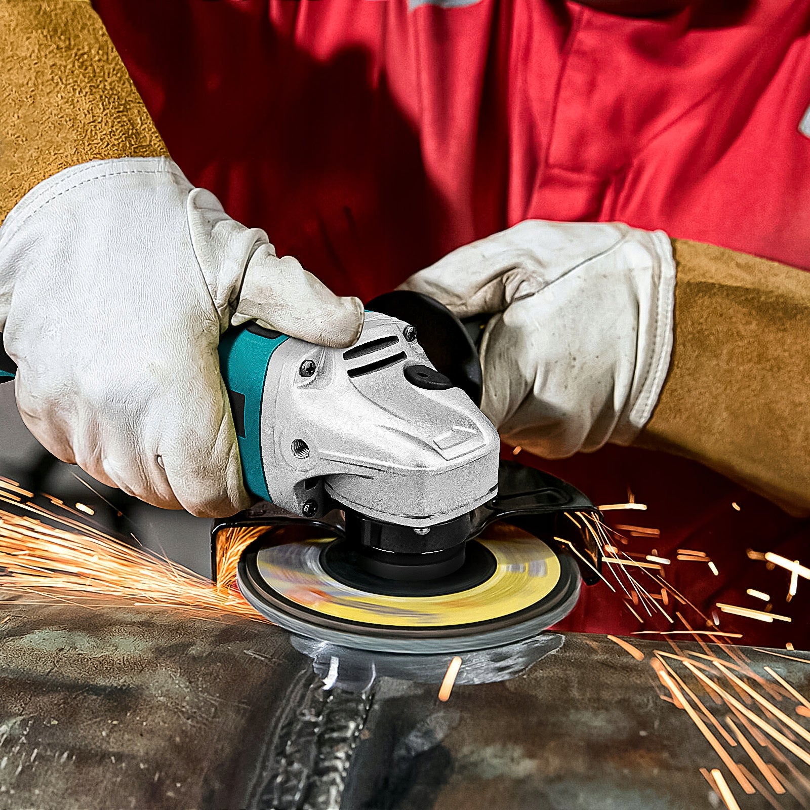 Brushless Angle Grinder Polishing Cutting Machine 125mm 1x Battery Manufacturer code Gisam 3124