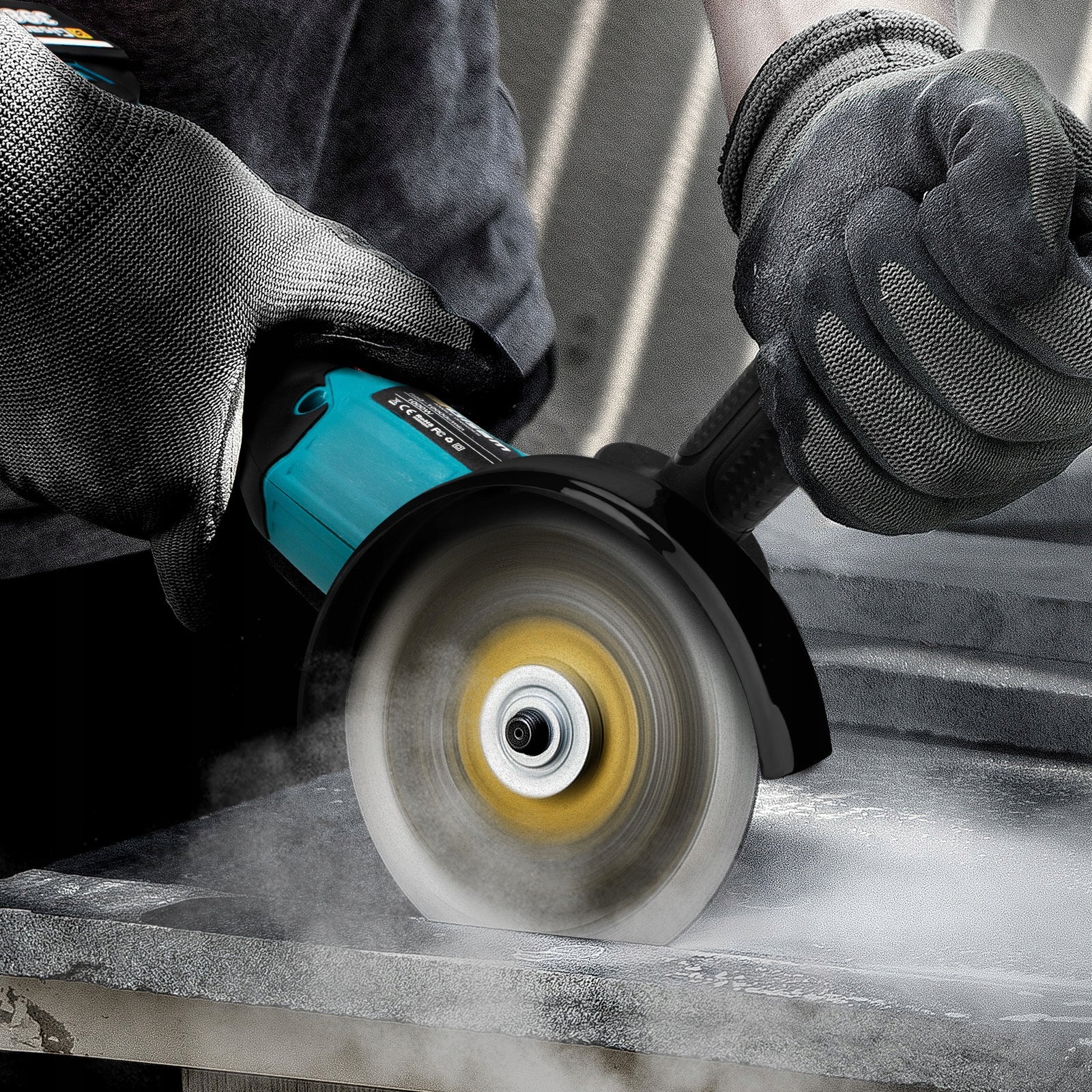Brushless Angle Grinder Polishing Cutting Machine 125mm 1x Battery Packaging status original