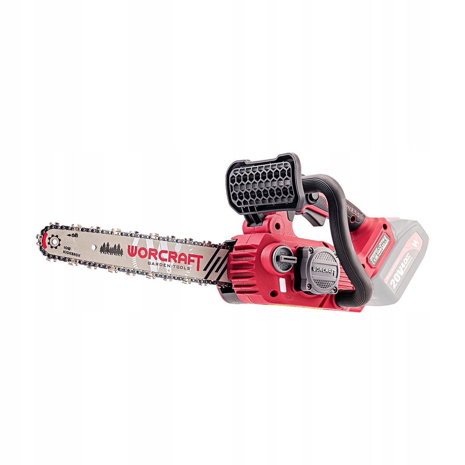 Brushless Cordless Chainsaw Worcraft 12" SDS Suitcase Brand Worcraft